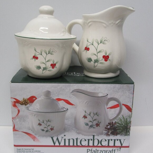 NEW! Pfaltzgraff Winterberry Coffee/Tea/Hot Cocoa - Full Service for Four - Picture 8 of 10